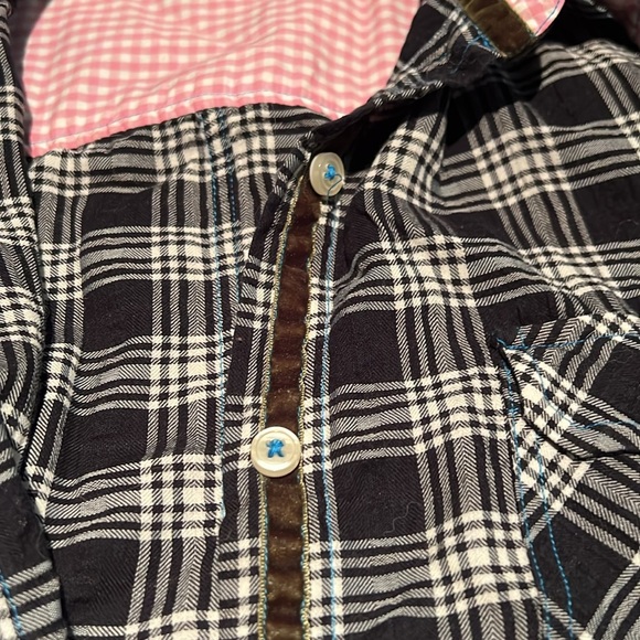 Arnold Zimberg plaid shirt size medium - Picture 3 of 4